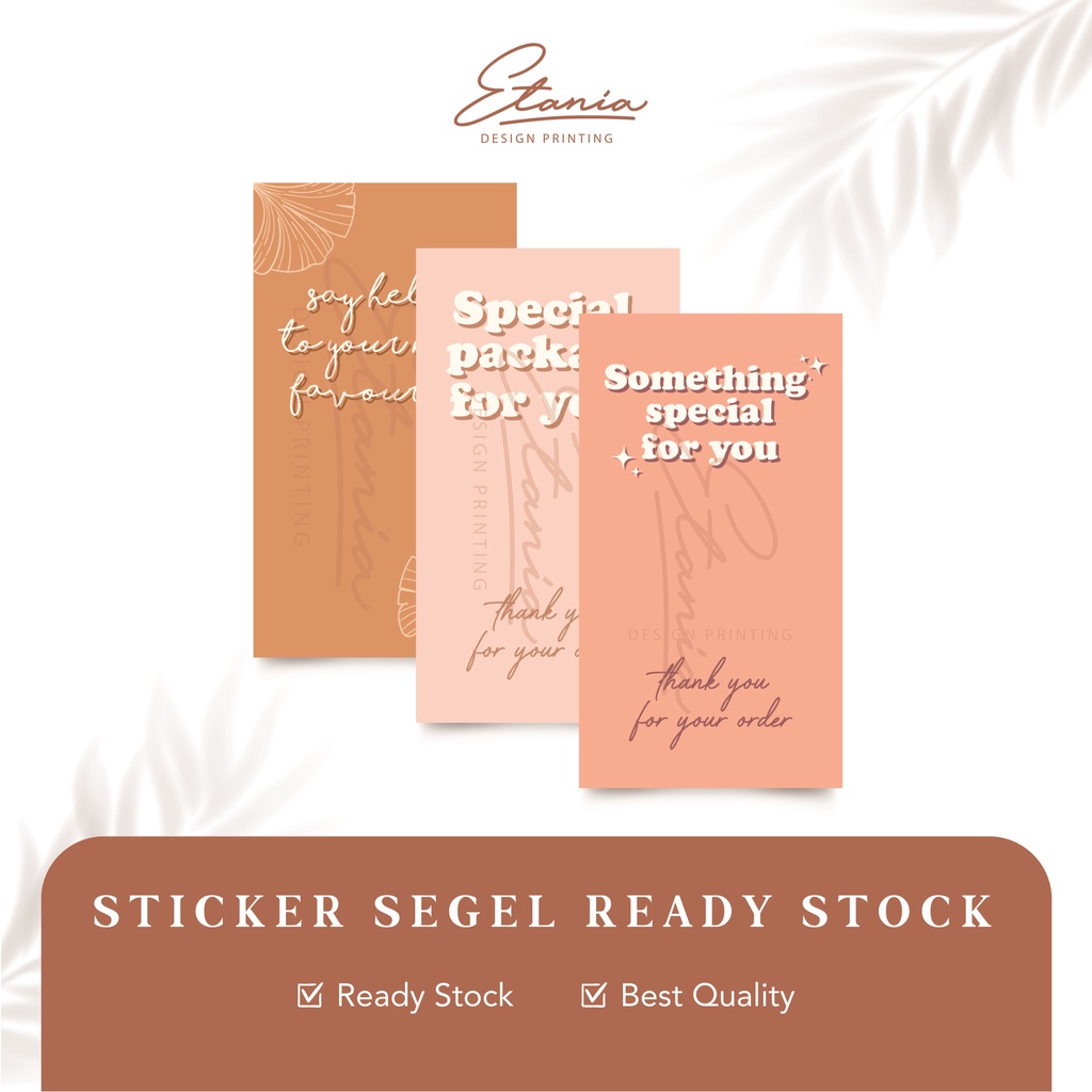 

Sticker segel ready/Label segel ready/Sticker aesthetic ready/Label aesthetic ready