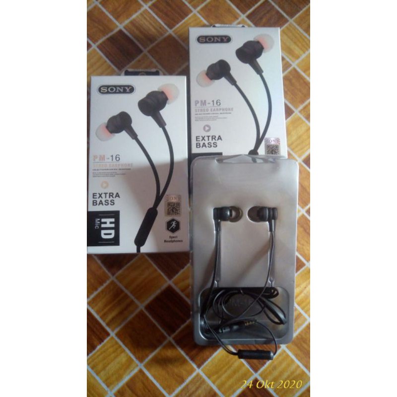 HF HANDSFREE SONY PM_16 XTRA BASS