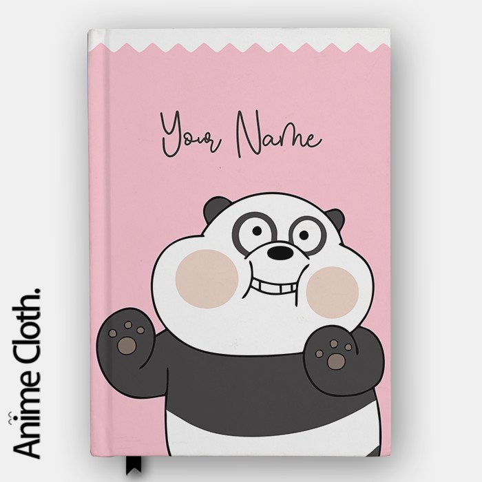 

Buku Catatan Notebook We Bare Bear Journal Book Notepad Custom Nama PANDA1