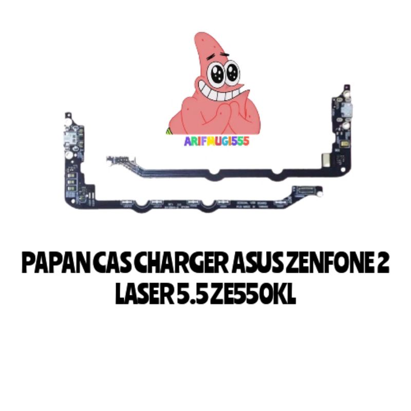 BOARD KONEKTOR CONEKTOR PAPAN CAS CHARGER ASUS ZENFONE 2 LASER 5.5 ZE550KL PLUG IN MIC