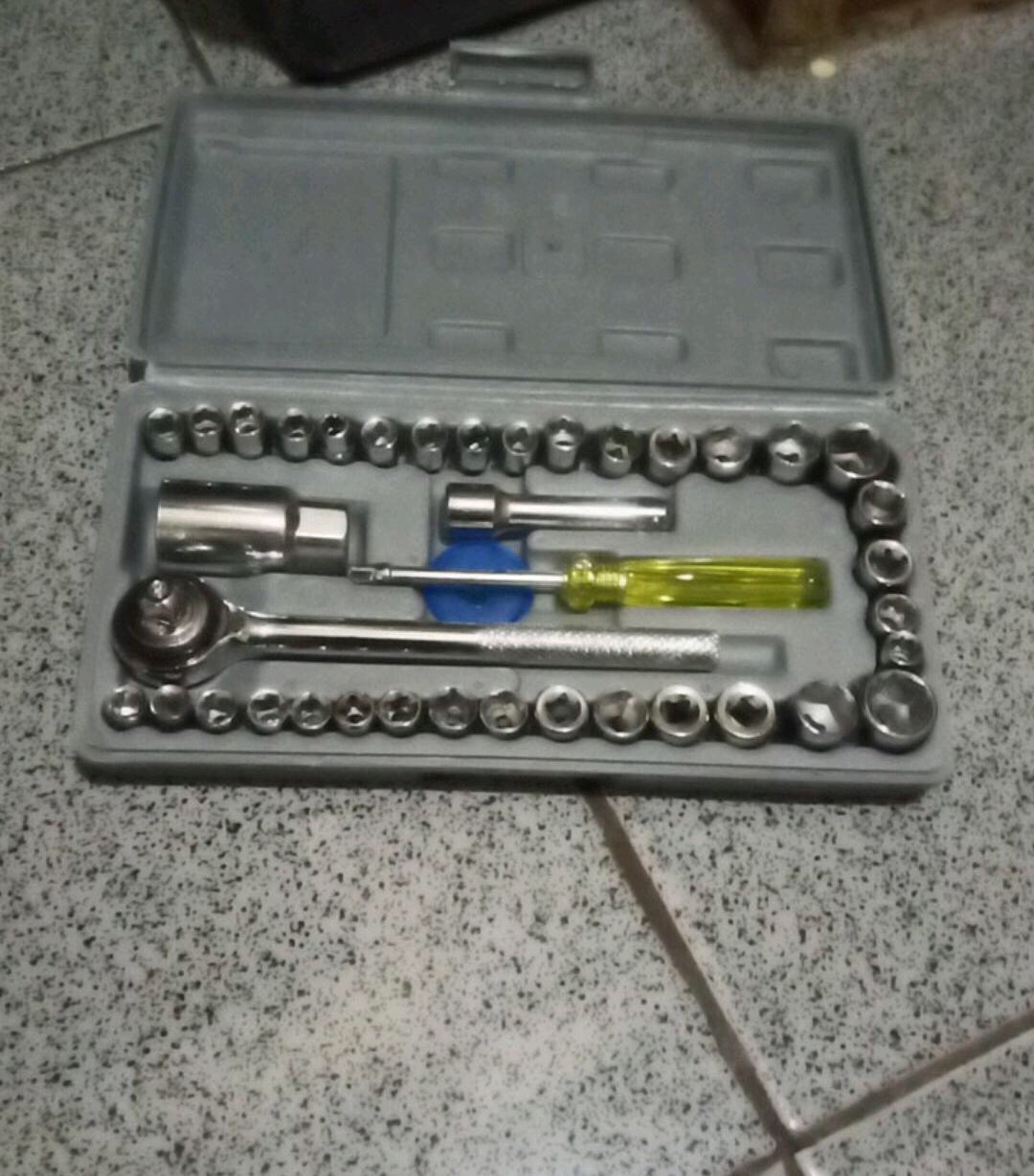 Obeng Kunci Sok Kunci Shock 1 Set Isi 40 Pcs