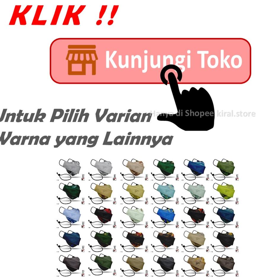 ✔️New Arival Masker Kain 4D Hitam Polos Pria Keren