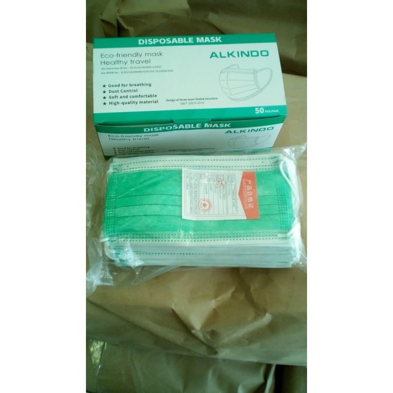 MASKER DUCKBILL 3PLY ISI 50PCS 1BOX