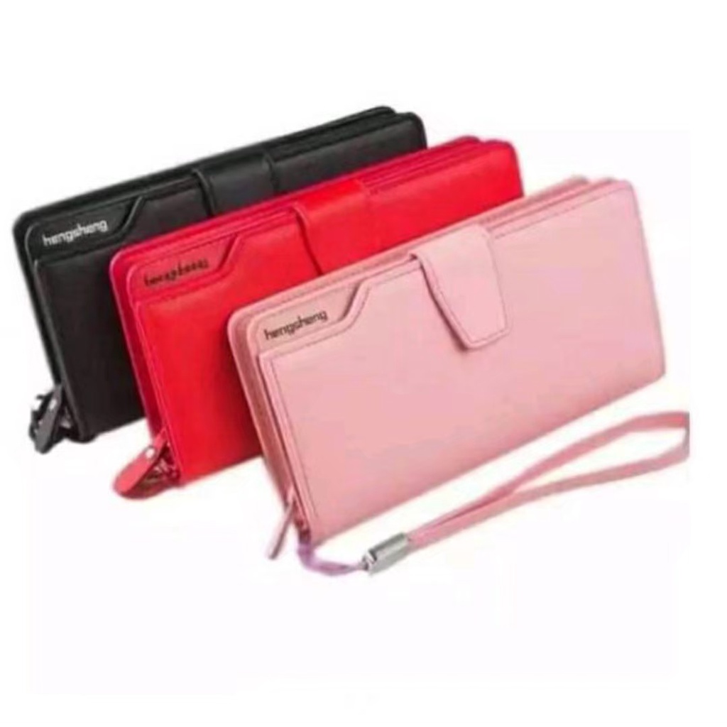 New Dompet Lipat Wanita Fashion Nonem terlaris / Dompet Panjang Noname Polos