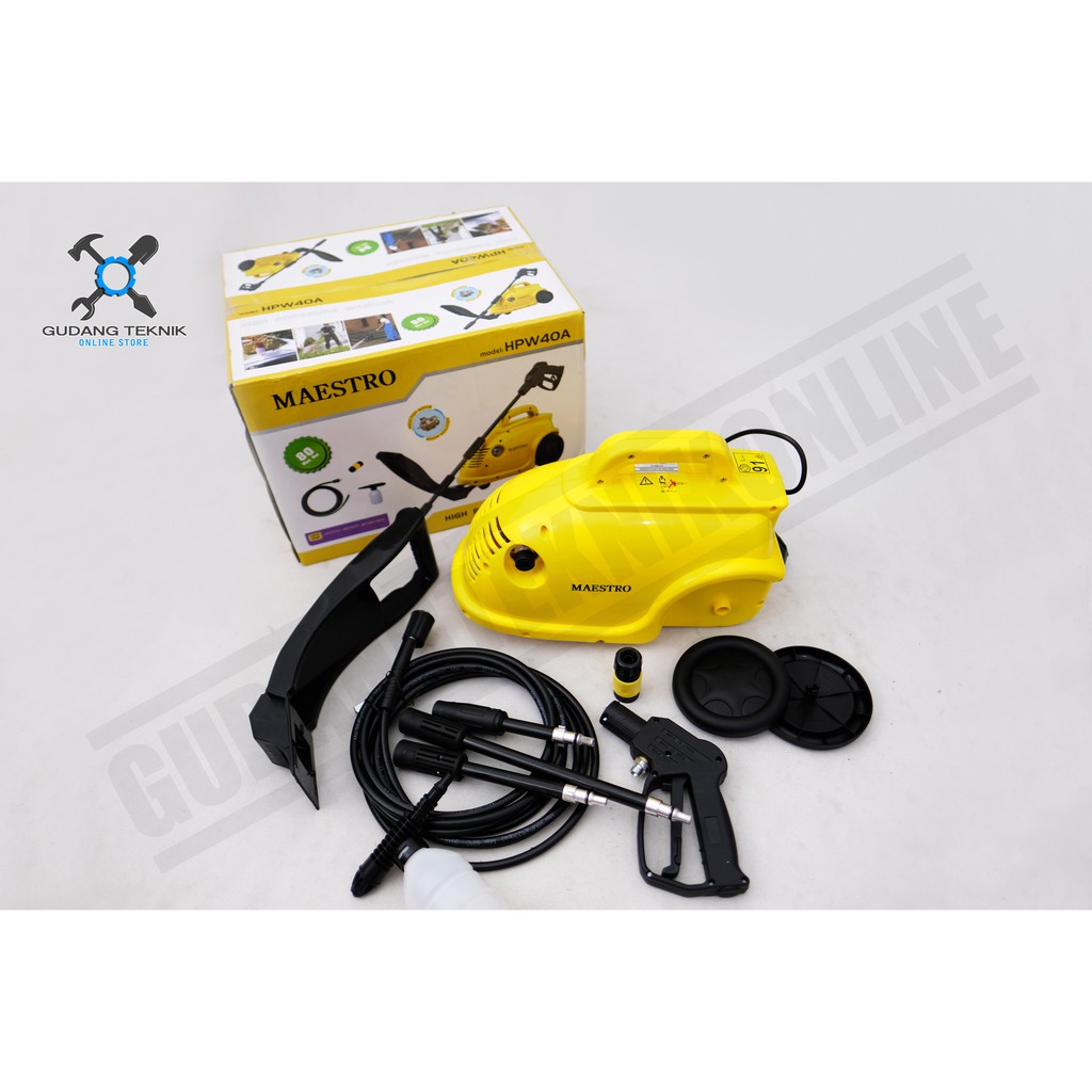 Jet Cleaner Maestro HPW40A / Alat Cuci Steam Mobil Motor Elektrik Maestro