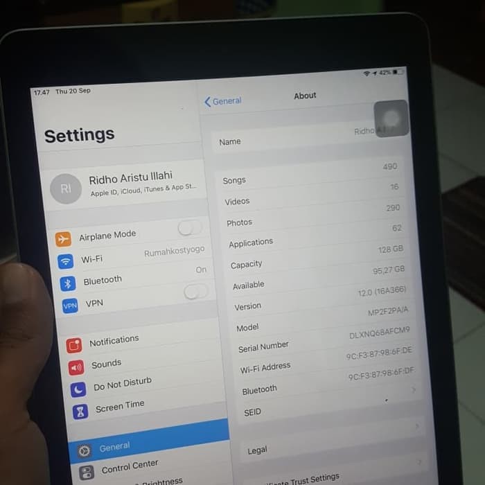 Ipad 5 Air 3 128gb Wifi Only Space Gray Shopee Indonesia