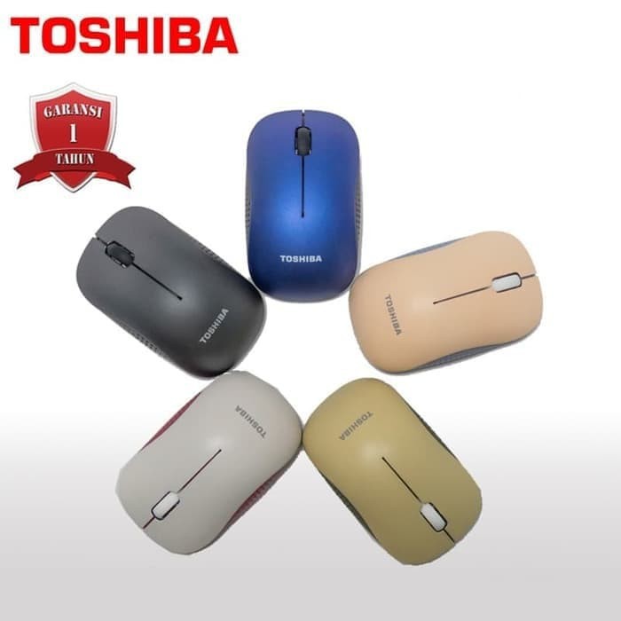 Toshiba Wireless Optical Mouse W55 Blue Led