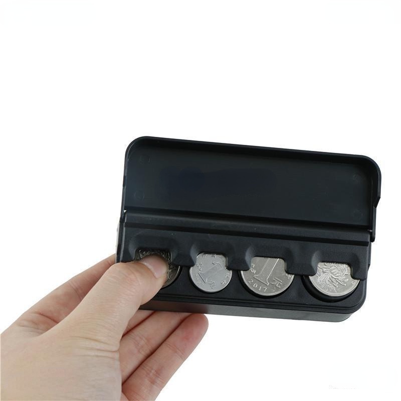 1pc Car Interior Coin Pocket Cases Holder Plastics Storage Box Dispenser Organizer wholesale