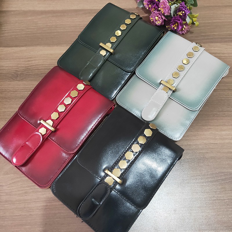 tas impor wanita fashion selempang bahan kulit pu lucu mini tas kecil handba promo