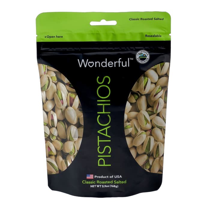 

PROMO!! Wonderful-Classic Roasted Salted Pistachios 168 gr - Kacang Import