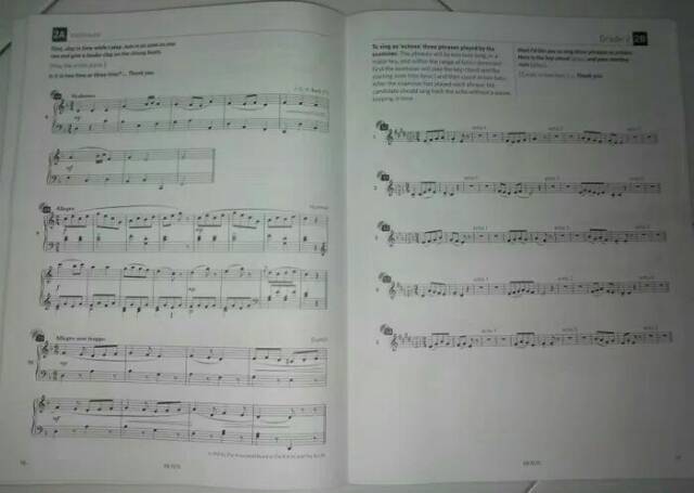 Specimen aural test grade 1-3 with CD buku latihan aural latihan hearing ujian ABRSM