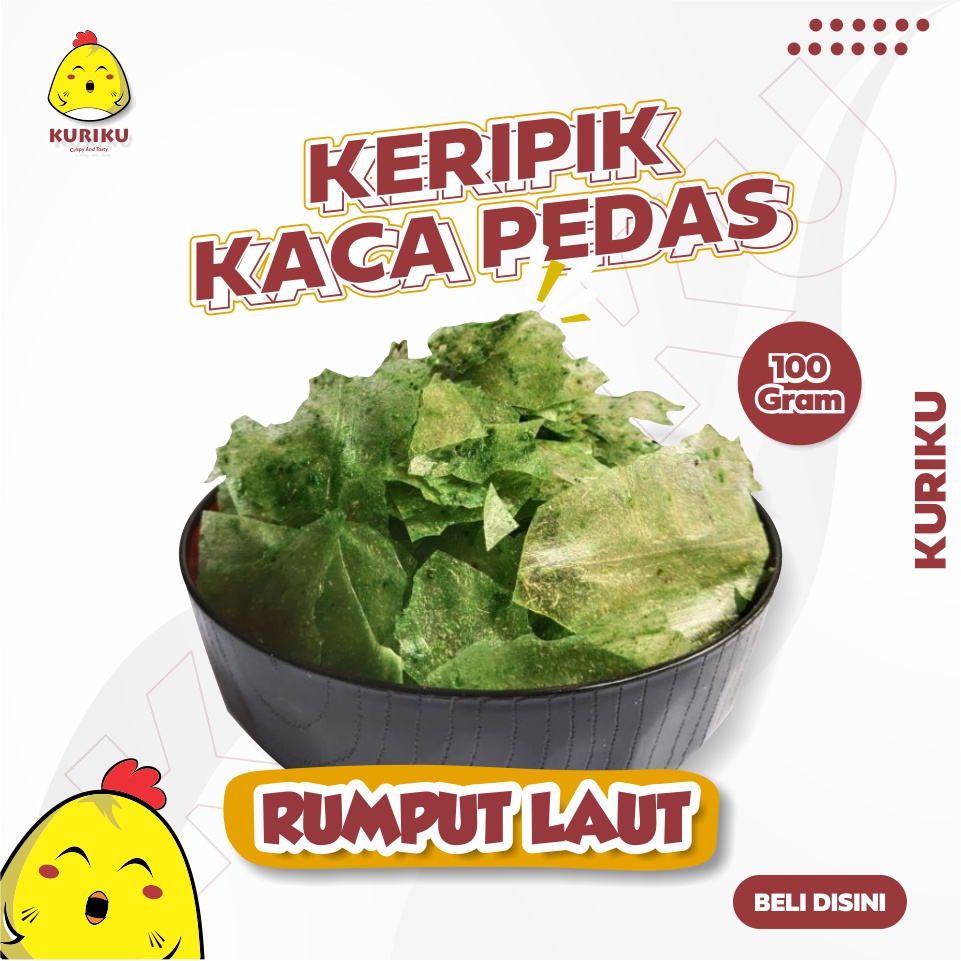 

kripik kaca pedas \ kripik beling \ kripik kaca kuriku \ keripik kaca 100gr