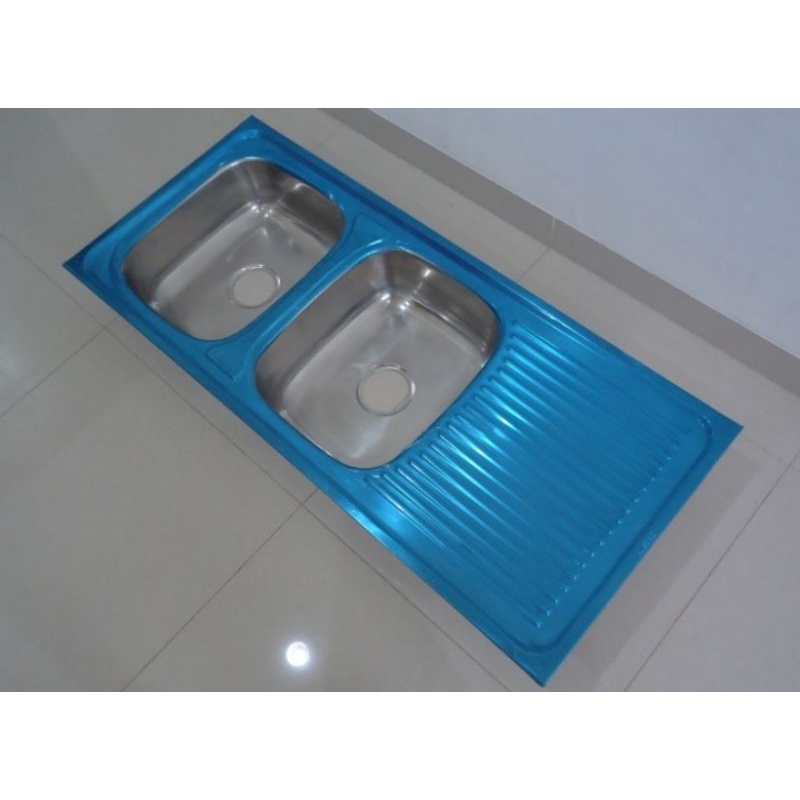 Bak cuci piring stainless 2 lobang Oreste ot 115