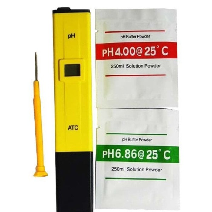 pH Meter Digital Tester Alat Pengukur Keasaman Cairan Air Hidroponik Akuarium Kolam PH Pena 0.1 0.01