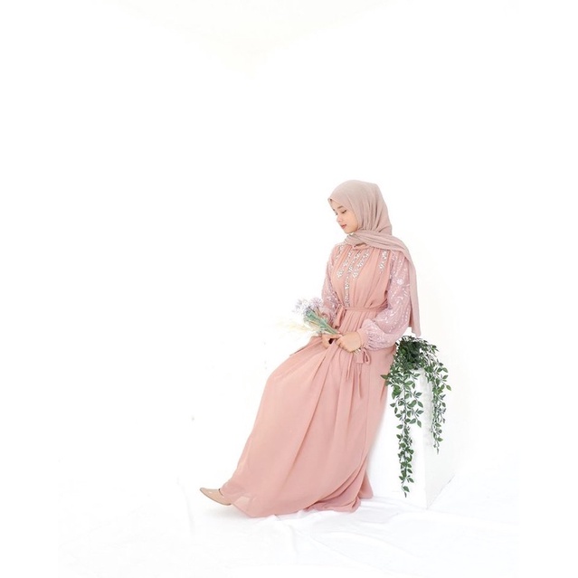 Soraya Lace Dress Ld 108/Dress Kondangan/Dress Payet/Dress Maternity/Dress Bumil/Dress Seragaman