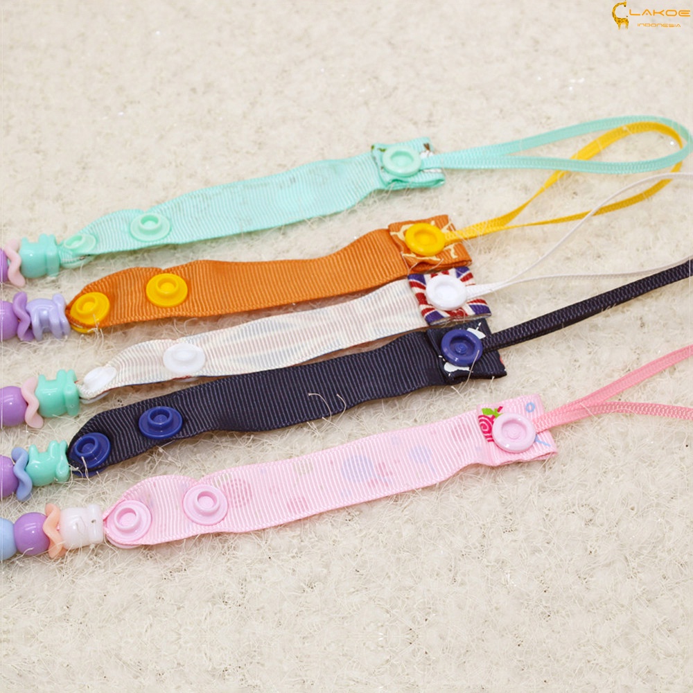 LAKOE Pacifier Clip / Tali Empeng / Tali Dot BPA Free untuk Anak Bayi