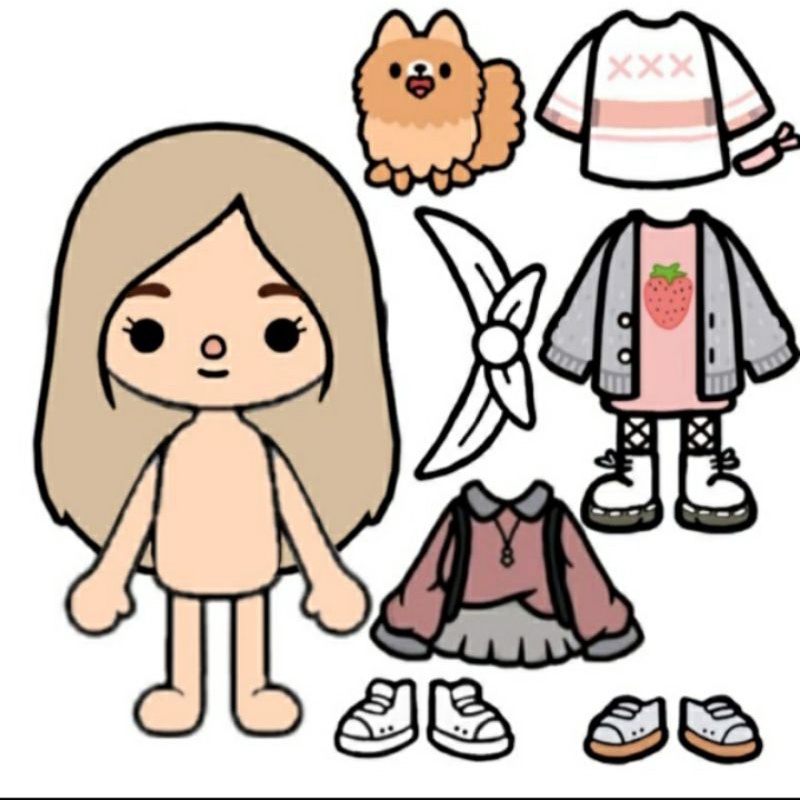 Toca Boca Wizards Paper Dolls Three Best Friends Toca Boca Papercraft Quiet Book Pages Printable