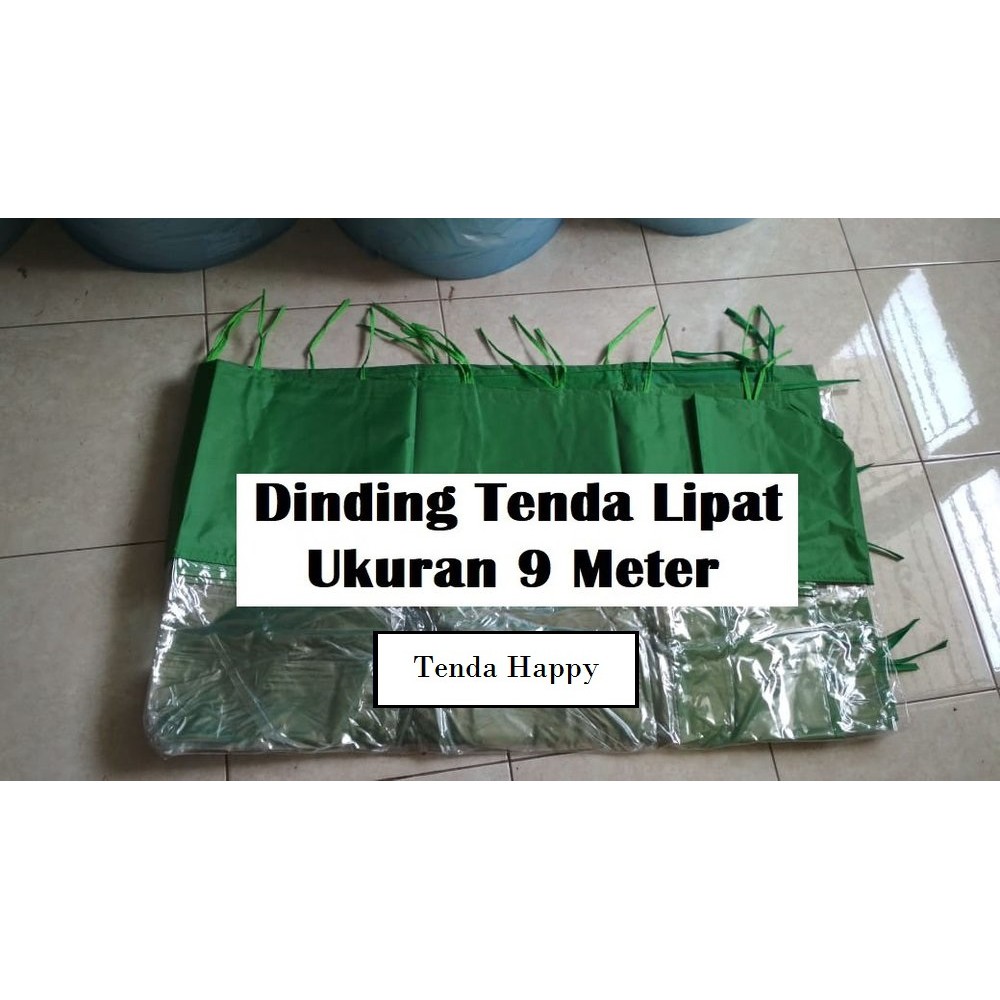 Terpal Dinding Tenda 9 Meter Mika Untuk Tenda Lipat 3x3