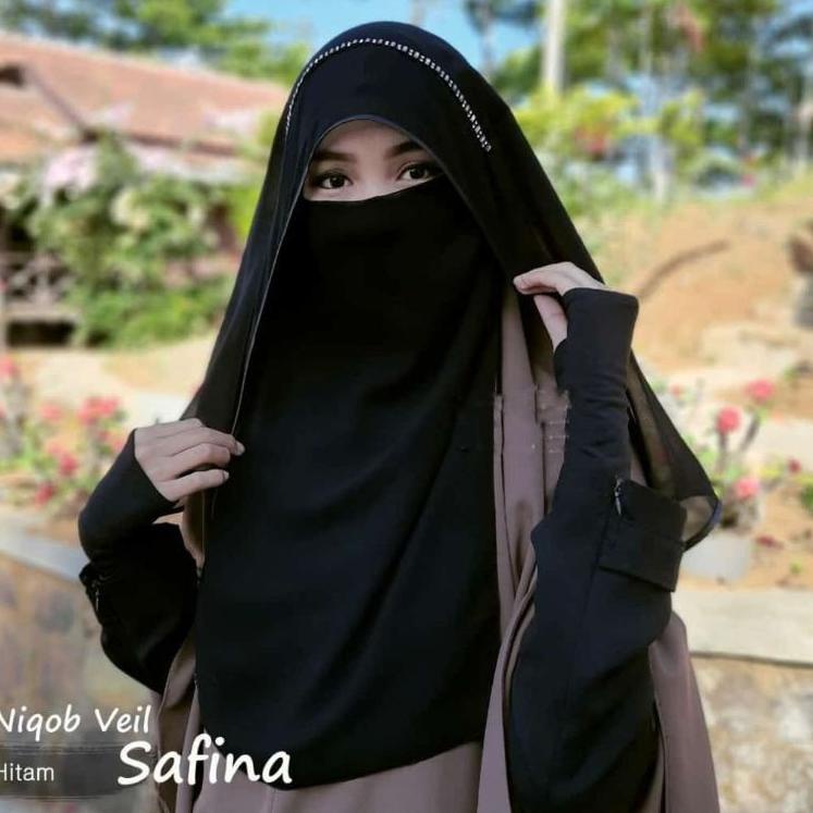 Menarik.. NIQAB BUTTERFLY MANIK /NIQAB PONI 2 LAYER/CADAR VEIl LAYER