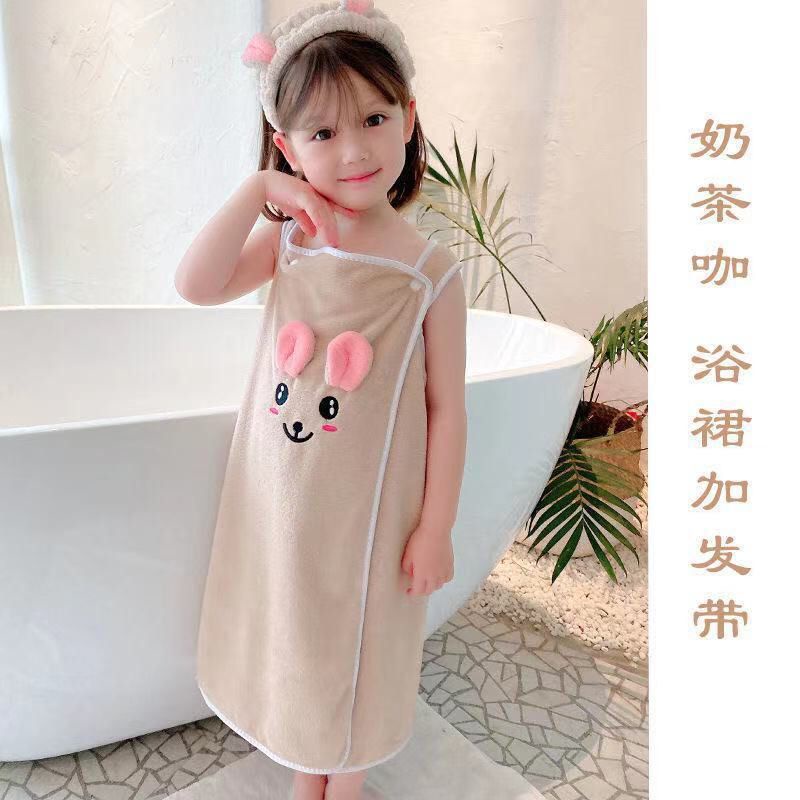 Baju Handuk Kuping 60x120 cm Microfiber Baju handuk anak Super serap air Import