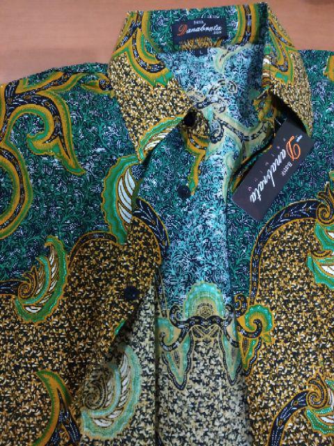 Atasan Batik Pria Kemeja Batik Lengan Panjang Regular Size Lengkap M L Xl Xxl