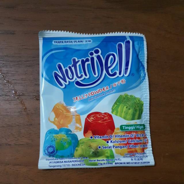 

15g Nutrijell jelly powder Plain (tanpa rasa)