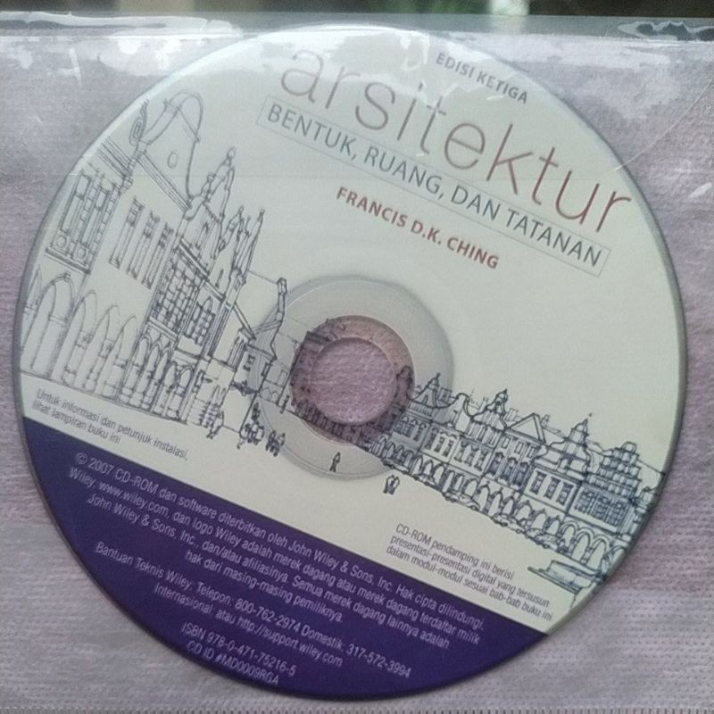 CD arsitektur francis d. k. ching & bonus