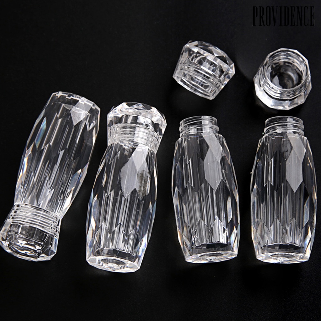 Providence 3Pcs / Set Botol Transparan Anti Bocor Mudah Dibersihkan Untuk Dekorasi Nail Art