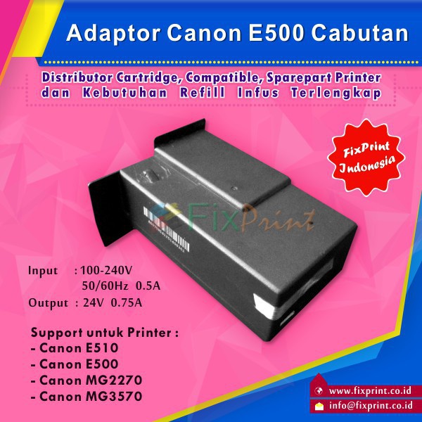 Adaptor Printer Canon E510 E500 MG2270 MG3170 MG3570 Used