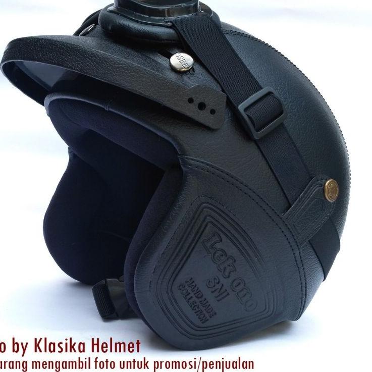 ✔ Helm Antik Retro Klasik Kacamata Original Handmade dan Pet atau Topi helm vespa cm motor klasik Ba