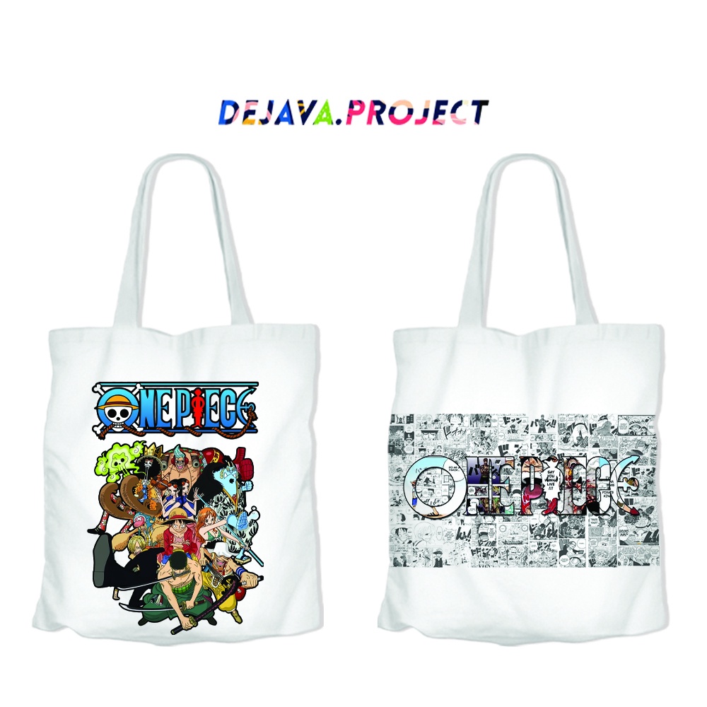 TERBARU TOTEBAG KANVAS ORIGINAL DEJAVA TOTEBAG KANVAS TERBAIK ANIME ONE PIECE MONKEY D LUFFY KEREN