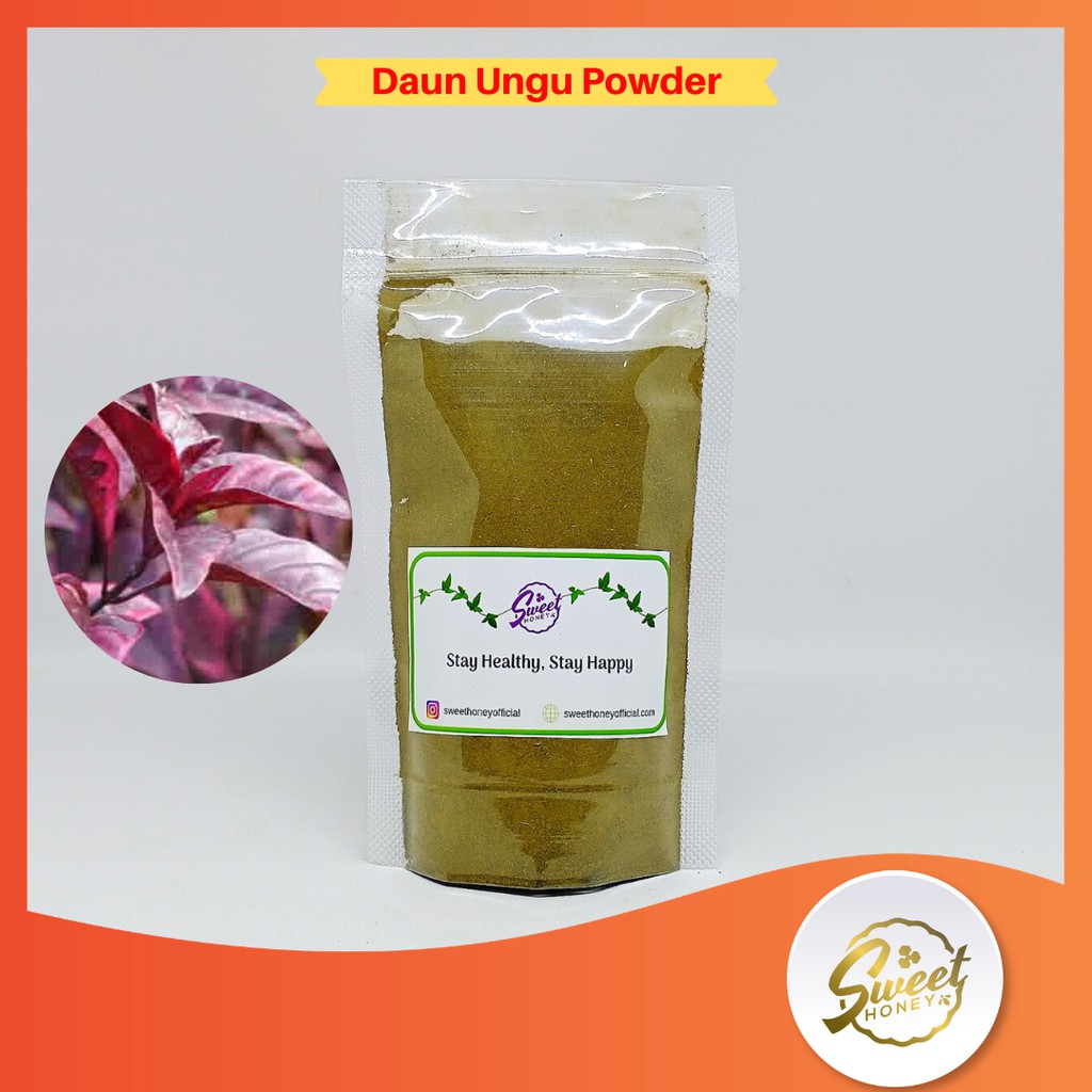 Daun Ungu Bubuk Daun Wungu Kering Handeuleum Powder Herbal Alami