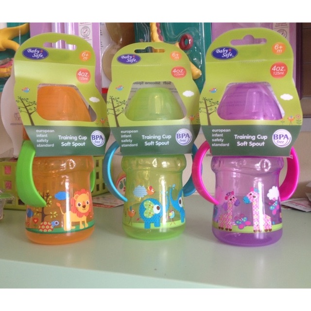 BABYSAFE Soft Spout Training Cup | Baby Cup Botol Minum Bayi