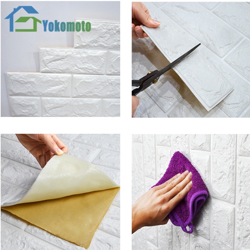 Ready Stock Wallpaper Dinding 3d Stiker Dinding kamar tidur hiasan dinding kamar tidur Dekorasi home living-1