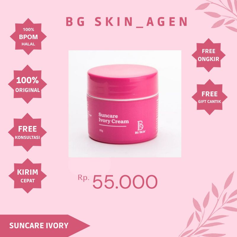 Day Cream Bg Skin, Suncare acne Bg Skin, sunscreen pink Bg Skin, Daily BB Cream Bg Skin dan Suncare 
