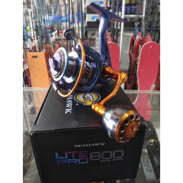 Reel SEAHAWK LITE PRO 800. Reel Kolam, UltraLight, Udang, Dasaran, Casting, Spinning
