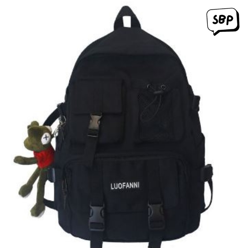 COD Tas Ransel - Backpack Bahu Simple Unisex Multifungsi Pria/Wanita Terbaru 2022 SBP