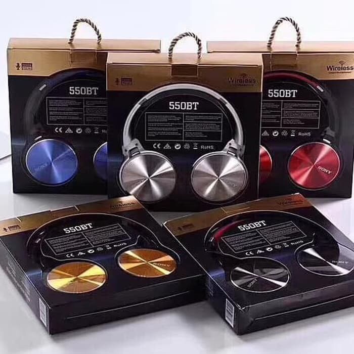 HEADSET BLUETOOTH SONY 550BT WIRELESS HEADPHONE 550 BT BLUETOTH