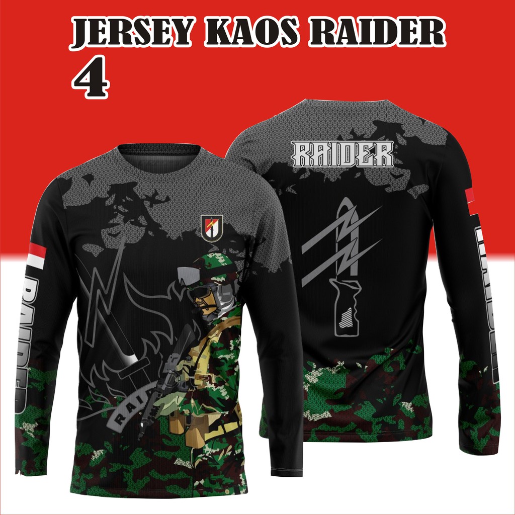 C72 Jersey Kaos Raider Tangan Panjang