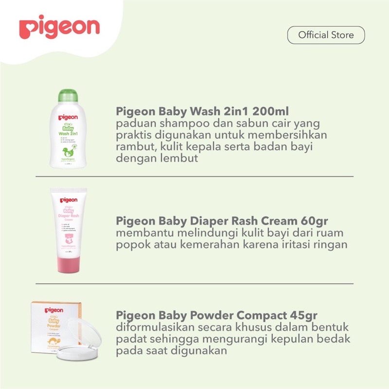 PIGEON Toiletries Gift Set Kado Hadiah Perlengkapan Bayi Baru Lahir Newborn