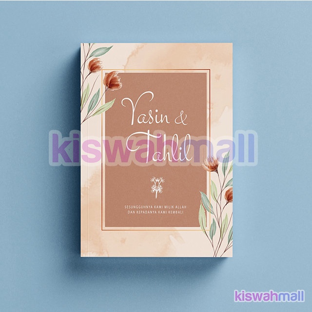 Buku Yasin Softcover 128 Halaman Full Art Paper Free 2 Halaman sisipan (Foto dan Nama Keluarga)