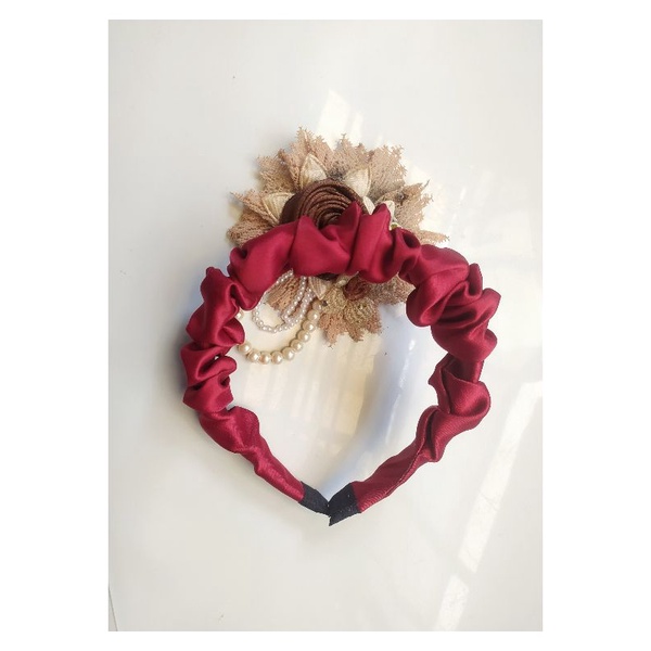 bando scrunchie satin ala Korea anti patah harga murah / bando Nagita