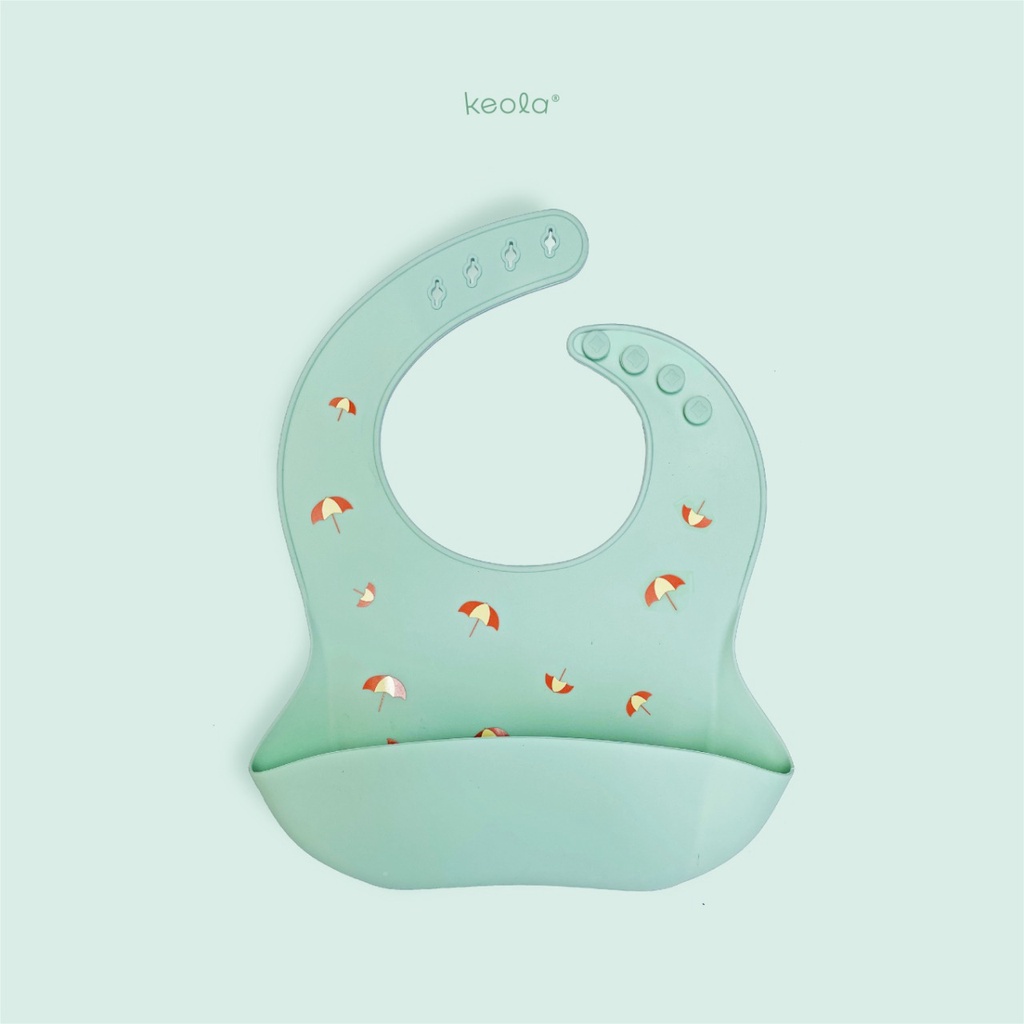 T24 - KEOLA Silicone Slabber Premium / Baby Bibs Silicone