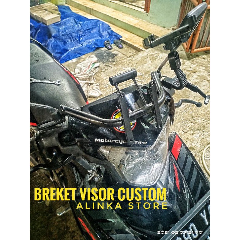 Breket Visor Dudukan Visor Pangkon visor Jupiter MX Mio Beat Street Beat ECO Vario Allnew
