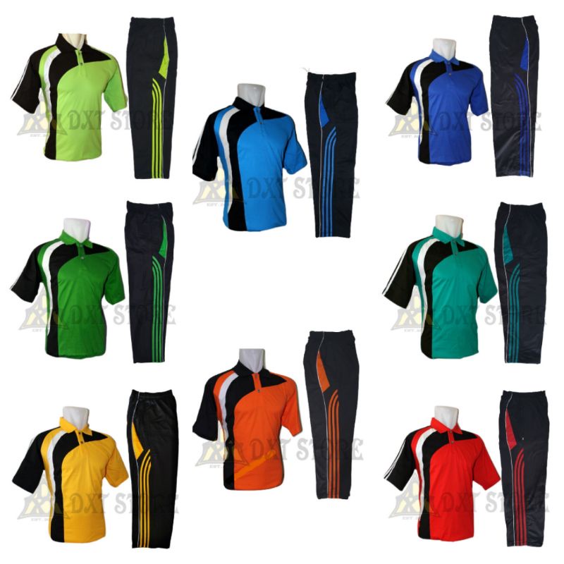 Baju Olahraga Pria Setelan/ Kaos Olahraga Pria 1 Set / Baju Olahraga Pria wanita / Kaos Sport Pria