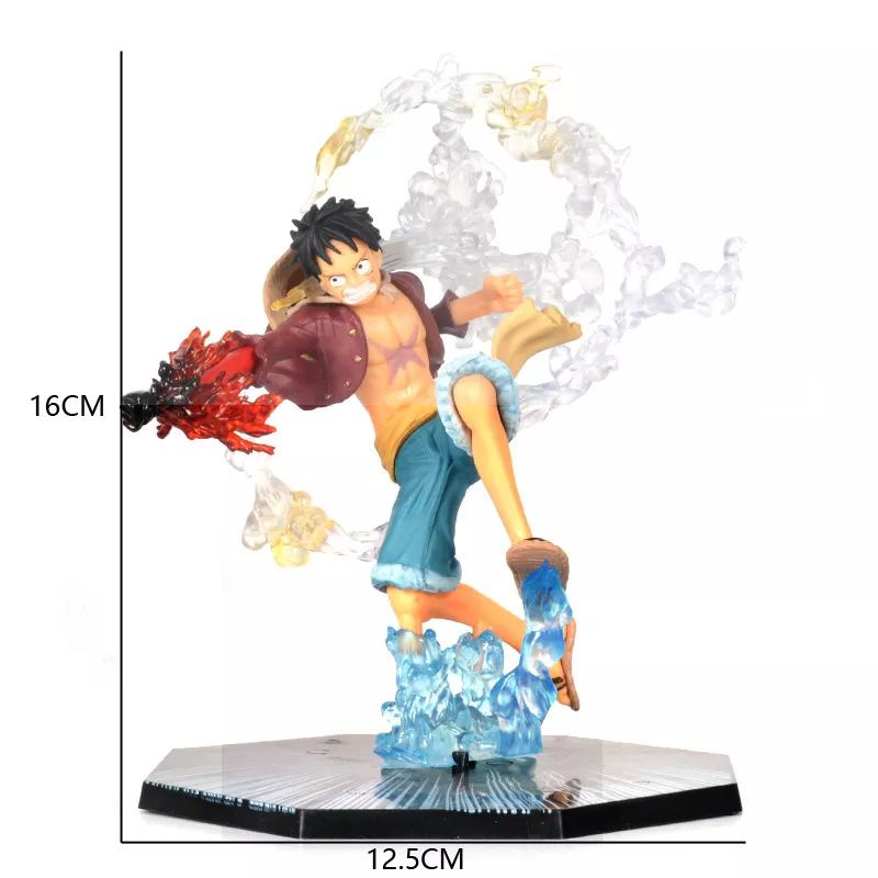 Figure One Piece Luffy Battle Ver Miniatur pajangan Anime one piece