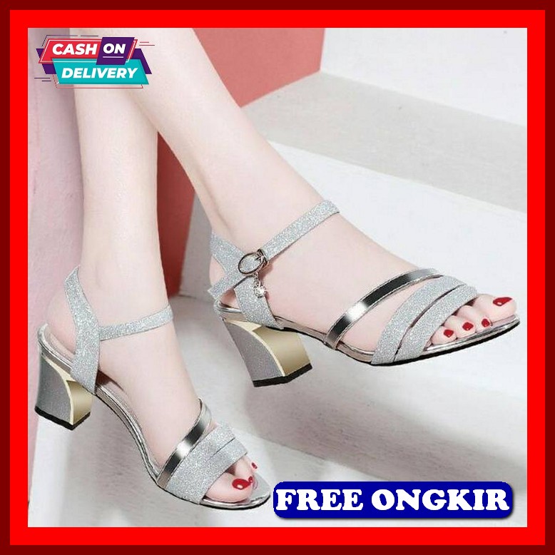 Sendal Kondangan Ibu2 Sandal Hak Tinggi Hils Import Murah Highils Terbaru 2023 Heels Wanita Terbaru 