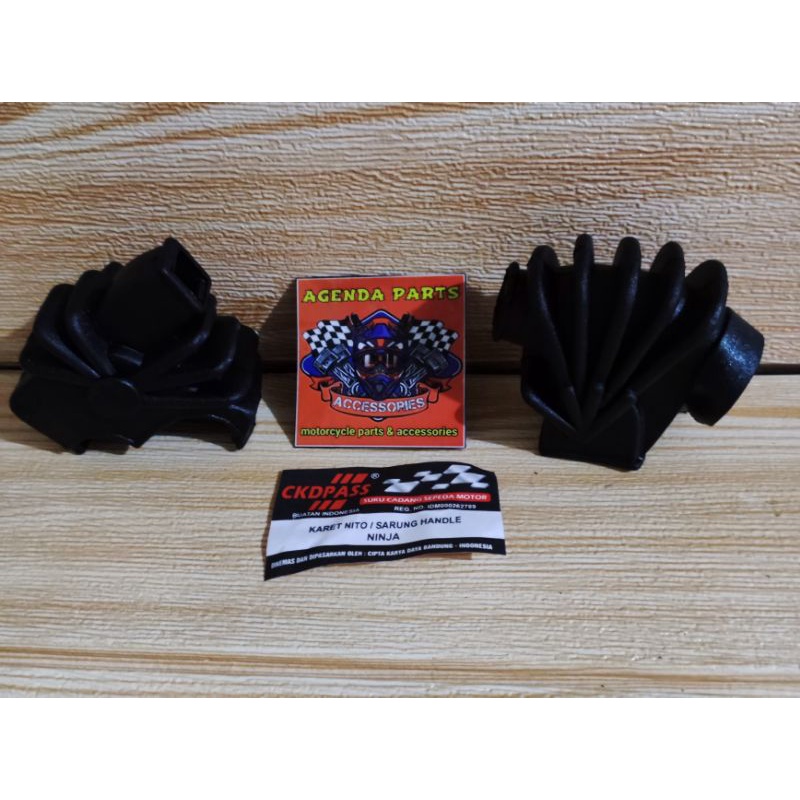 Karet Nito / Sarung Handel untuk motor Ninja 2T pnp RXKing New (1set) Kiri Kanan