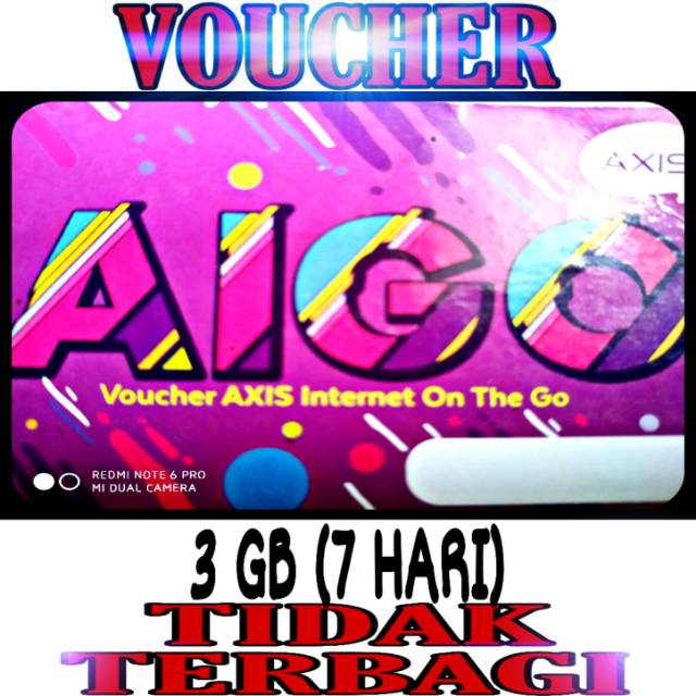 Voucher 3gb/7hari