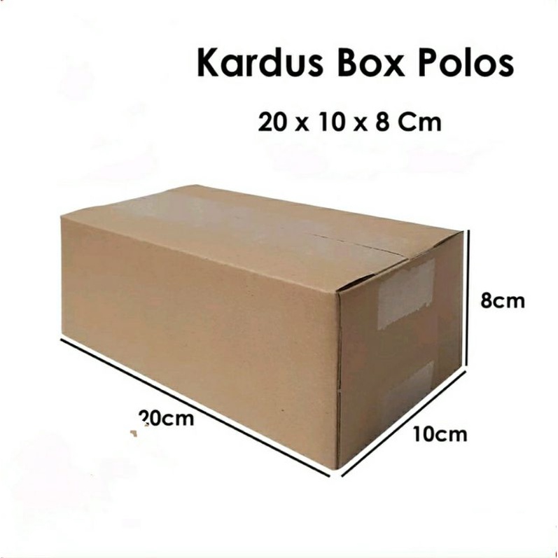 

Grosir kardus packaging Uk 20x10x8 cm polos